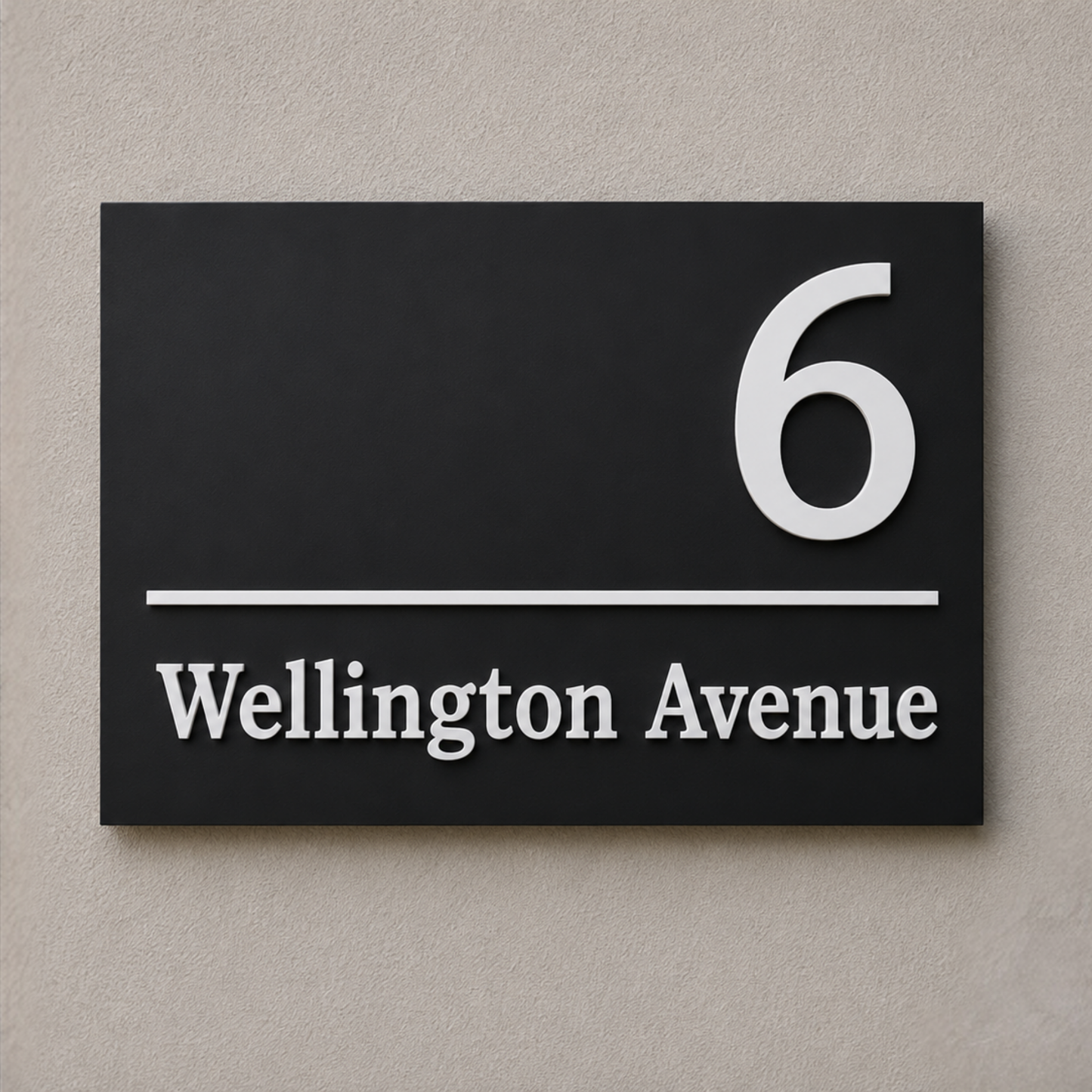 Personalised House Number Signs Australia | Modern House Number Sign
