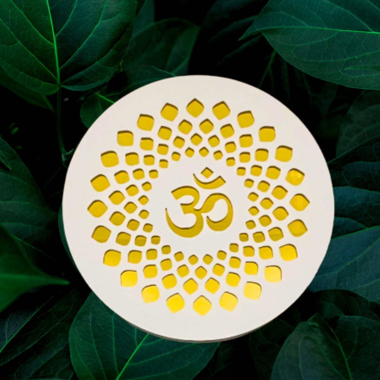 Om Wall Decor Spiritual Wall Hanging | Housewarming Gift | Modern Hindu Decor