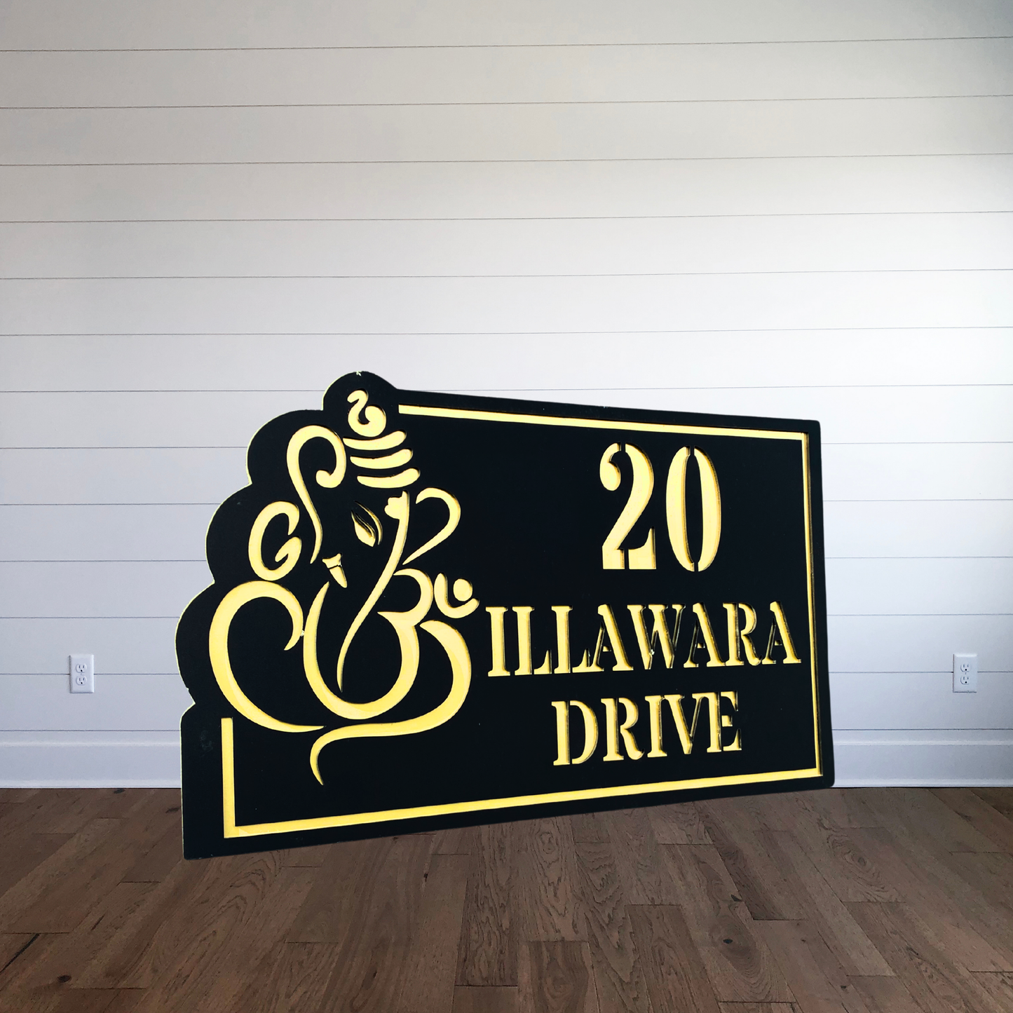 Ganesha House Name Signs , Personalised Housewarming Gifts