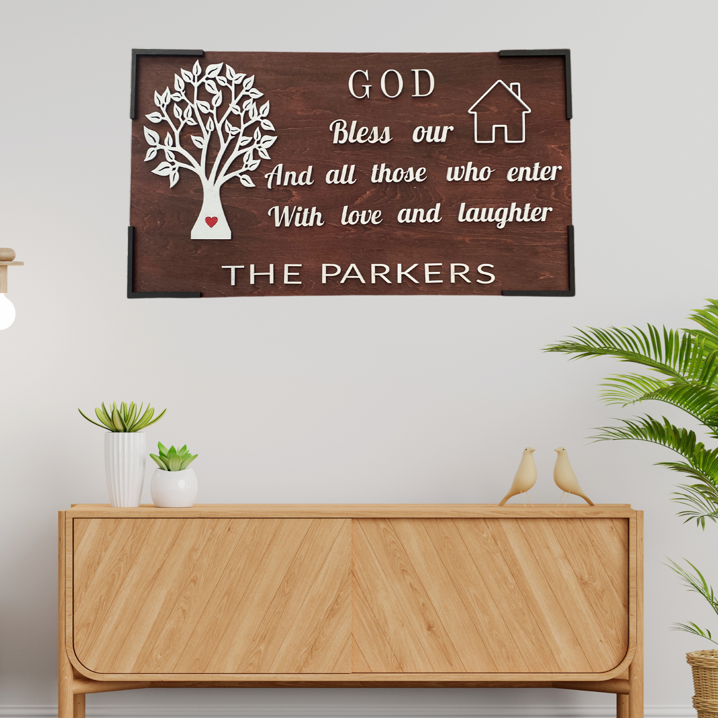 Personalized Wall decor , Personalized Tree house sign , Wooden custom Indoor signs