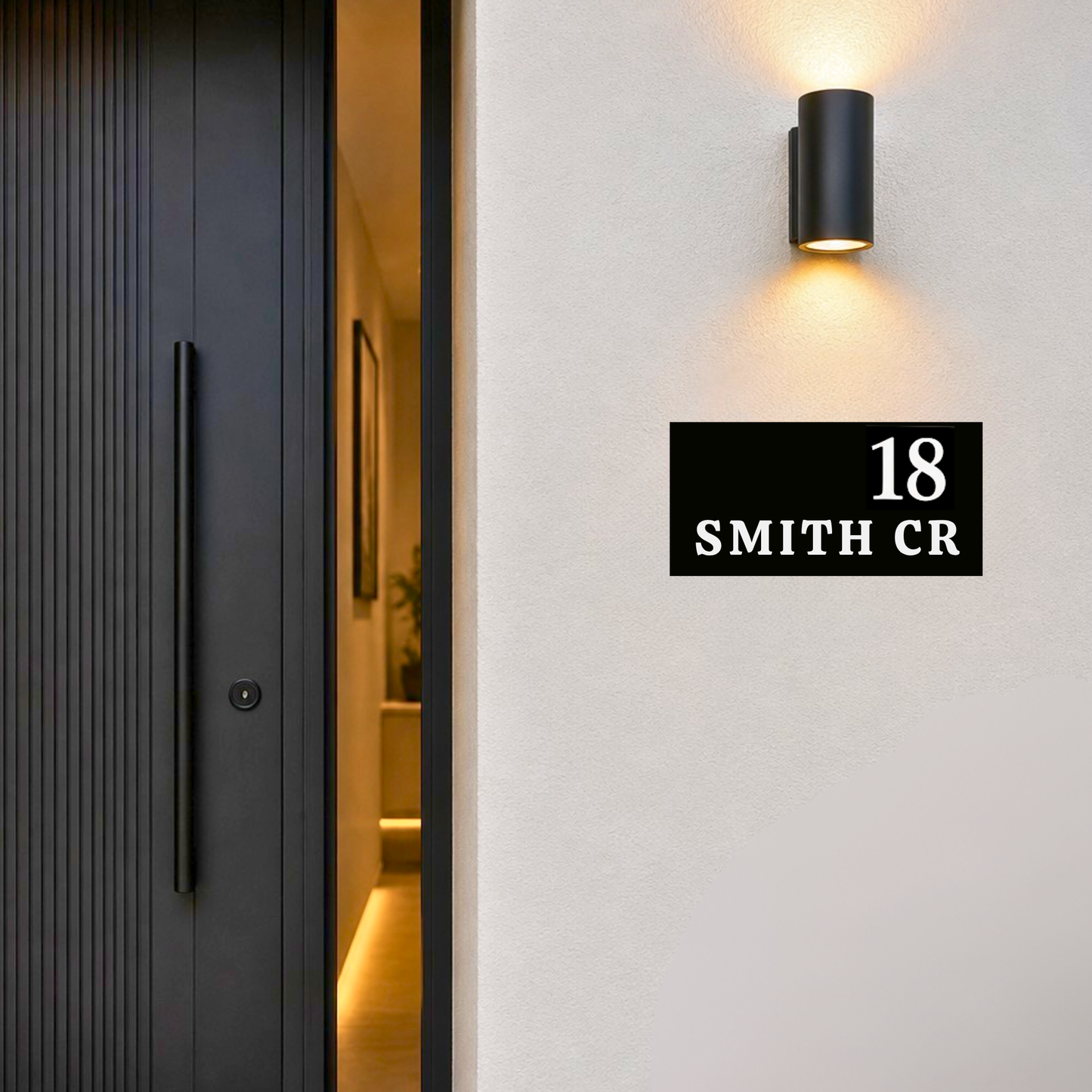 Modern House Signs | Address Plaques | Airbnb Custom Signs | Outdoor Signs