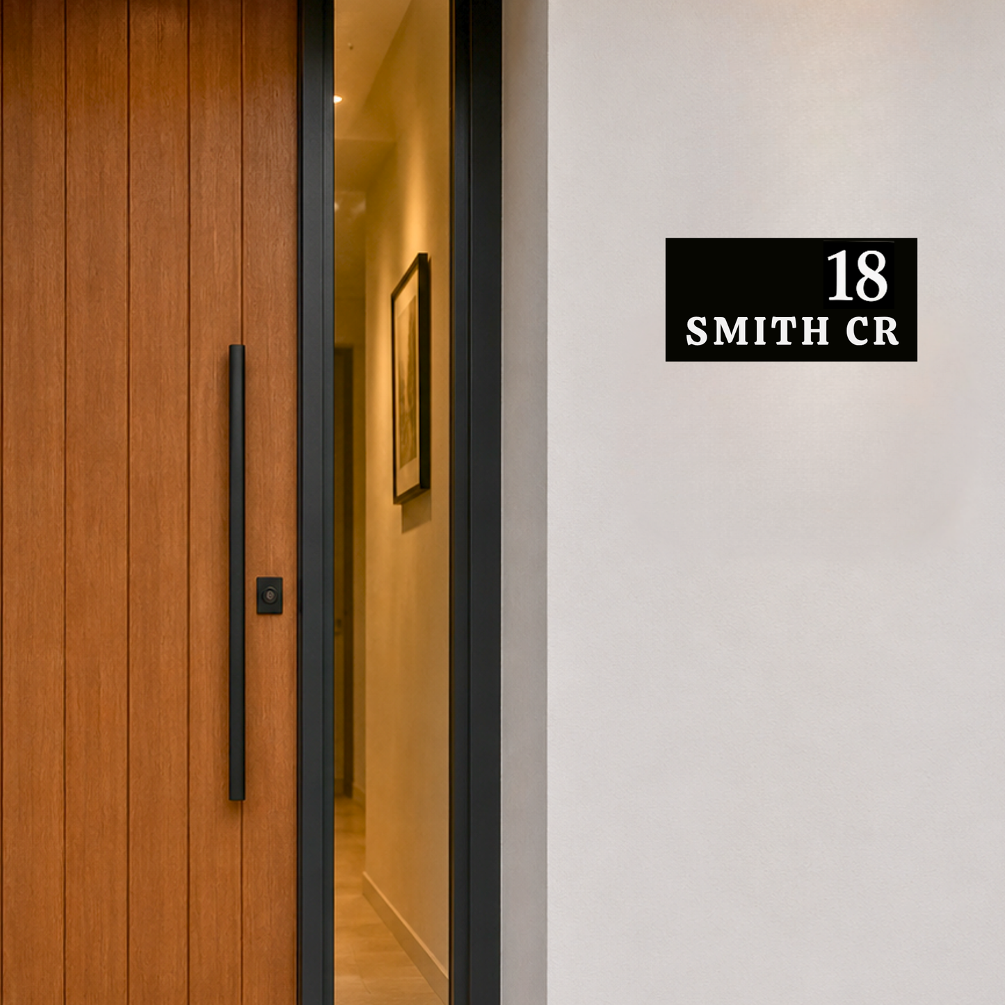 Modern House Signs | Address Plaques | Airbnb Custom Signs | Outdoor Signs