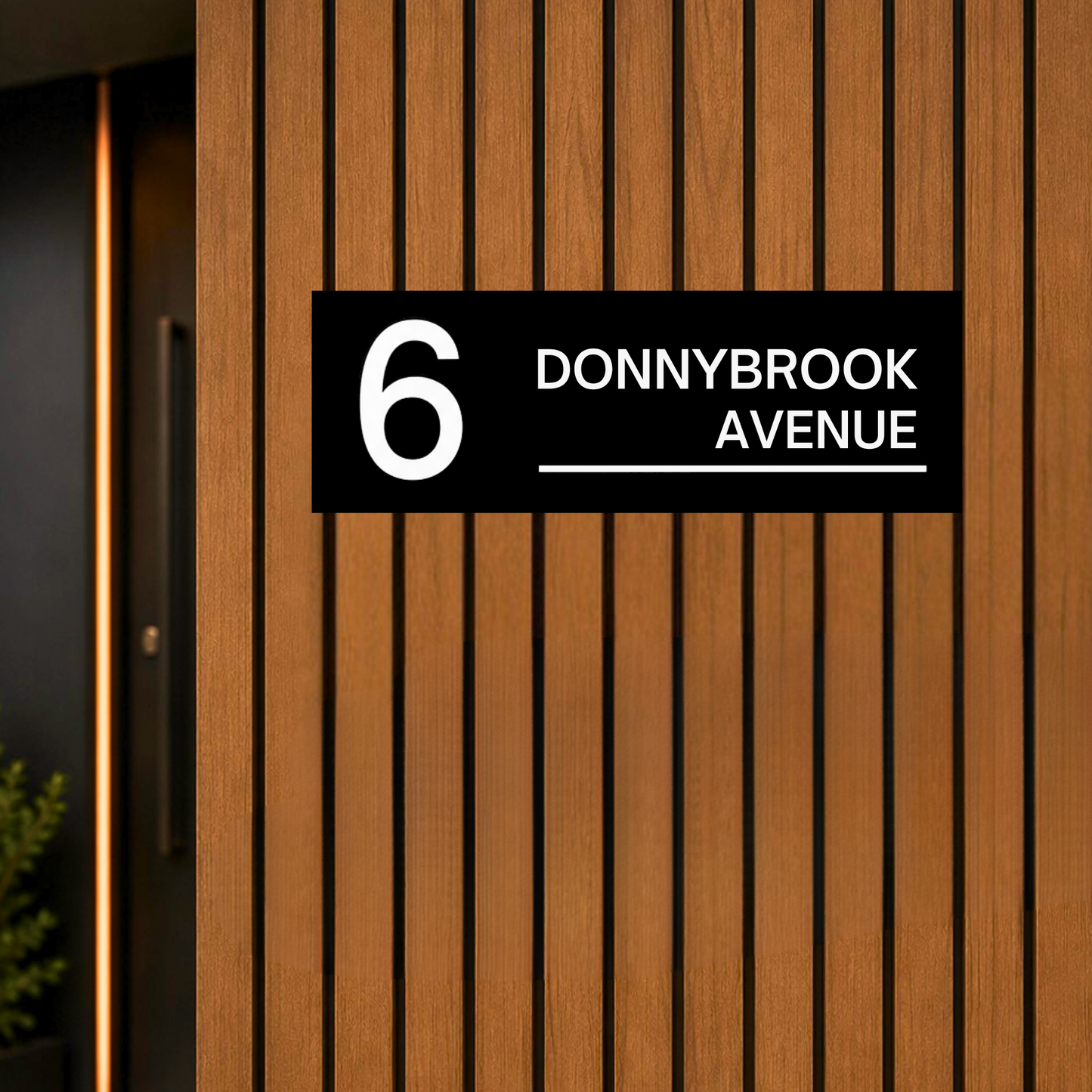 Personalised House Signs  | Modern House Number Signs | Premium House Name Plates