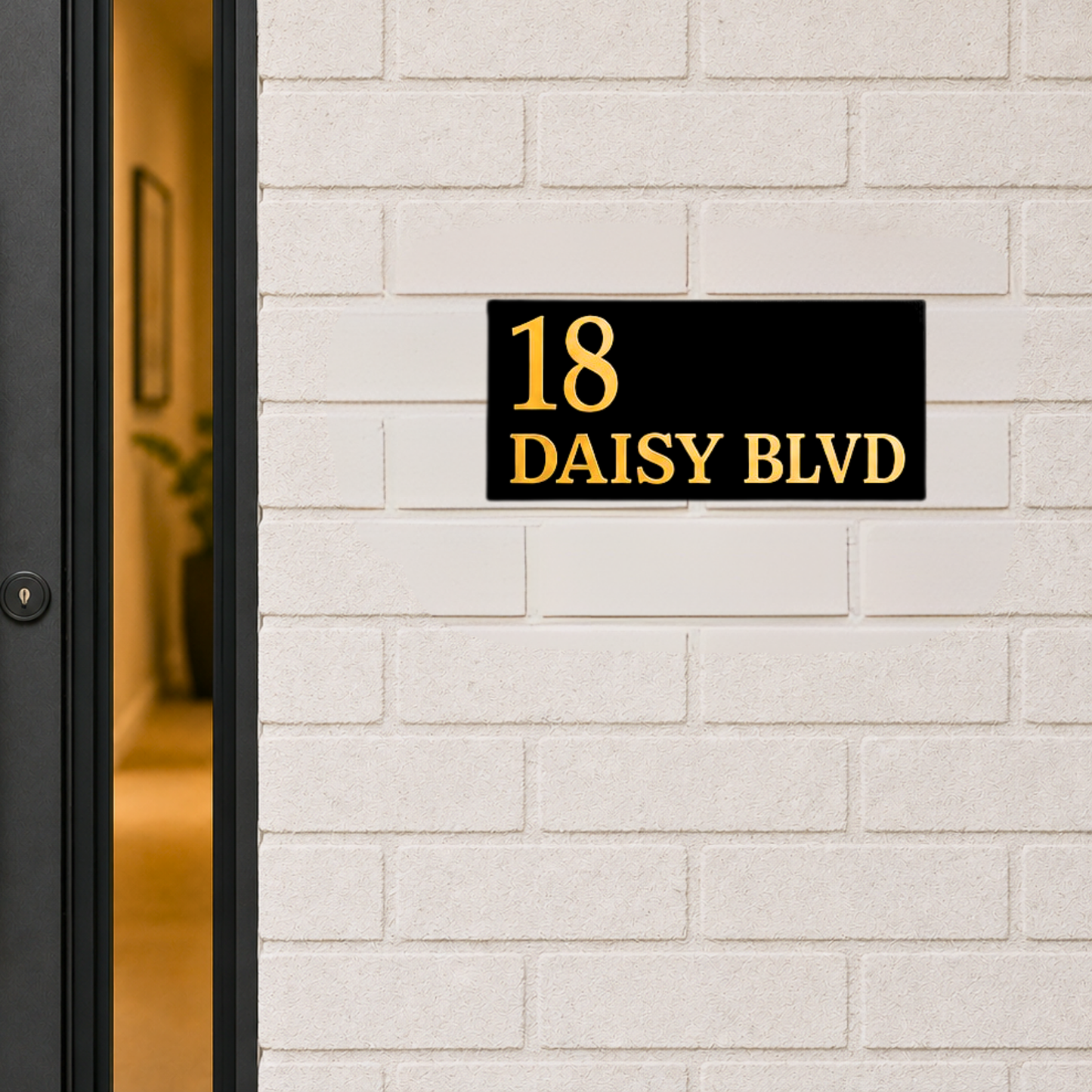 Modern House Signs | Address Plaques |Custom Name Signs | Airbnb House Signs