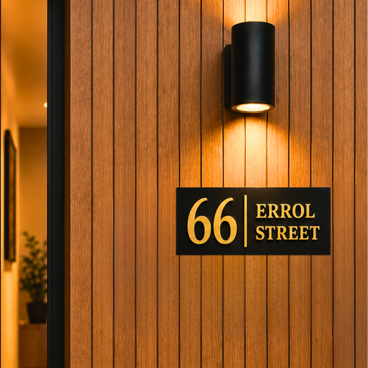 Modern House Signs | Address Plaques |Custom Name Signs | Airbnb House Signs