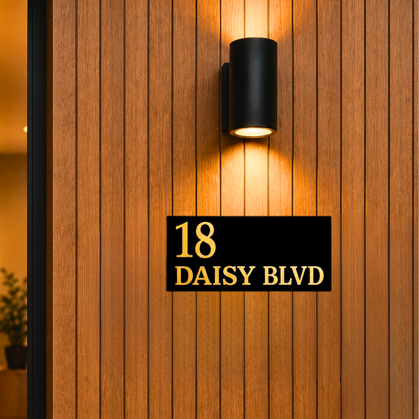 Modern House Signs | Address Plaques |Custom Name Signs | Airbnb House Signs