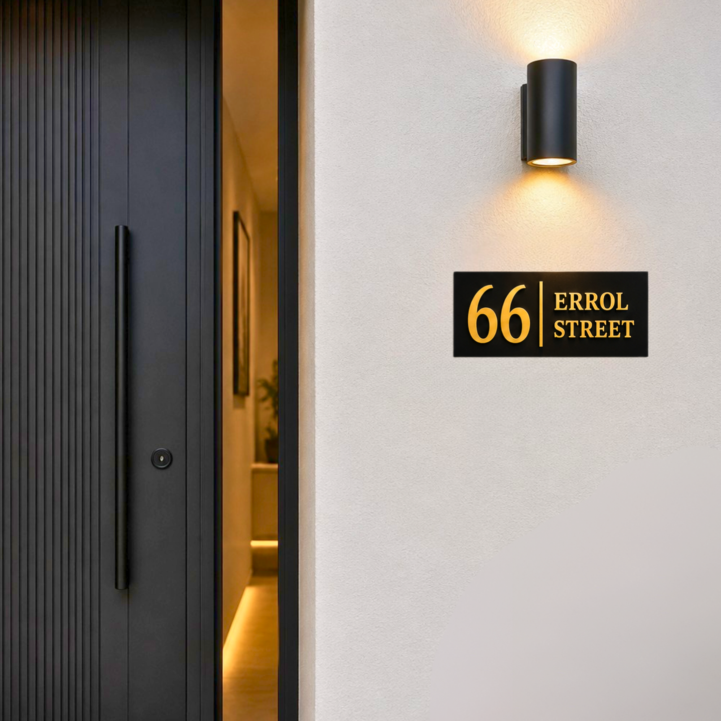 Modern House Signs | Address Plaques |Custom Name Signs | Airbnb House Signs