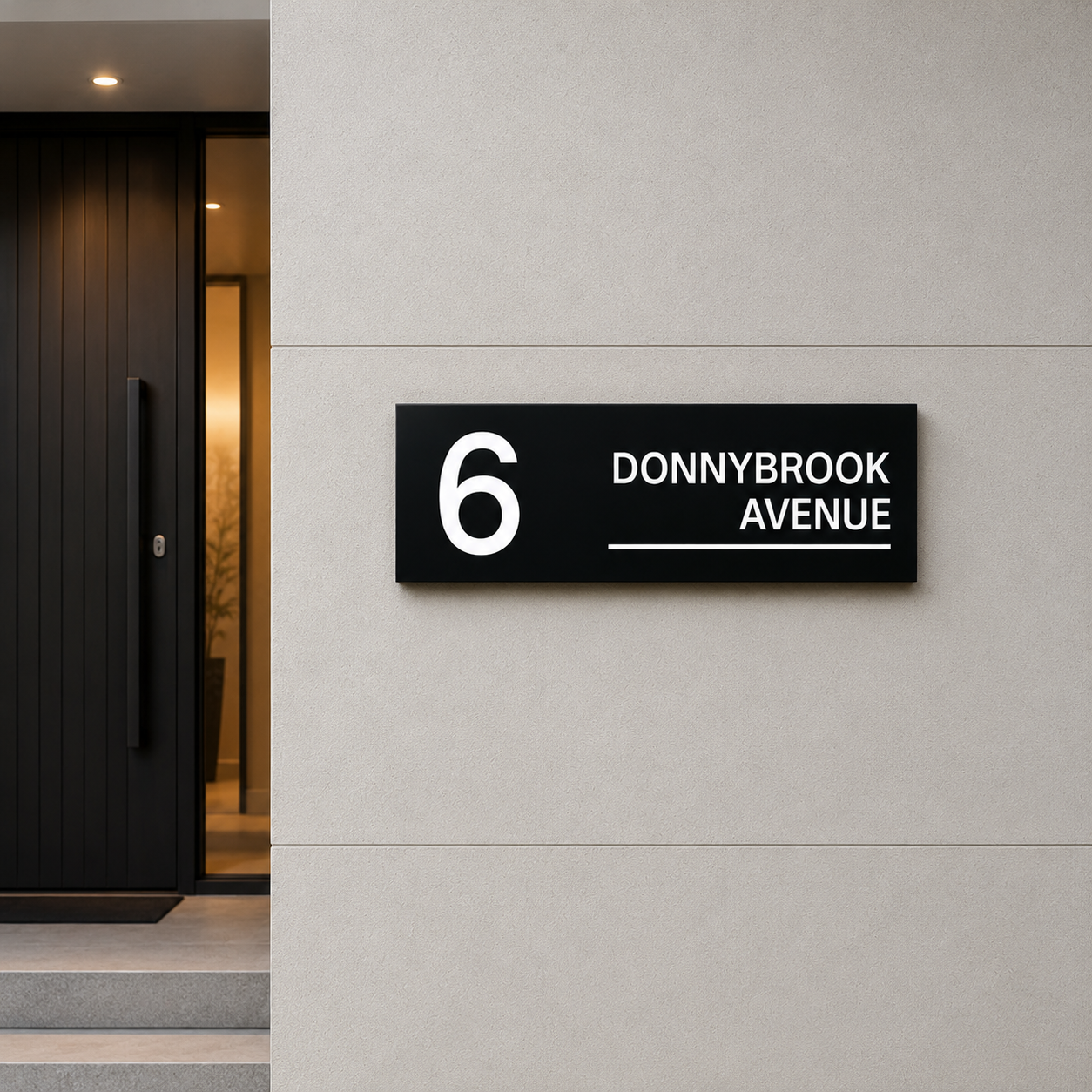 Personalised House Signs  | Modern House Number Signs | Premium House Name Plates