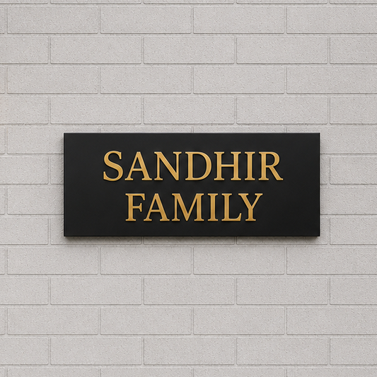 Custom House Signs | 3D Personalised Name Plates | Custom Name Plates For Homes